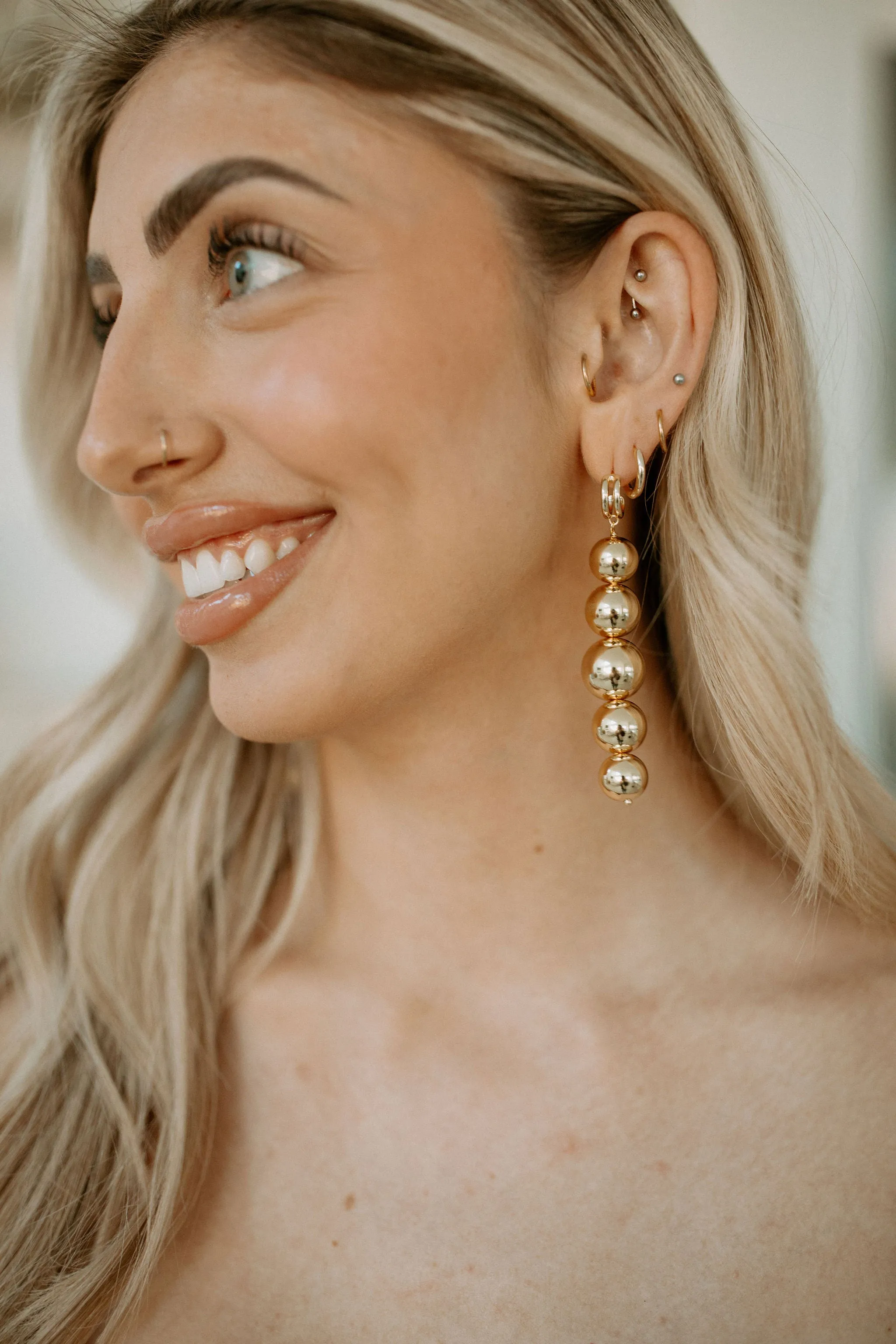 The Bardot Drop Earring - Gold
