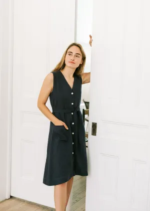 The Stella Dress in Navy