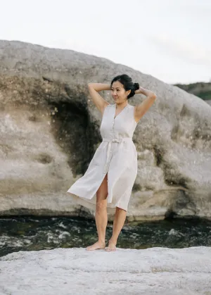 The Stella Dress in Sandstone
