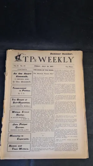 T.P.'s Weekly Volume II Number 37 Friday, July 24, 1903, Miss Braddon