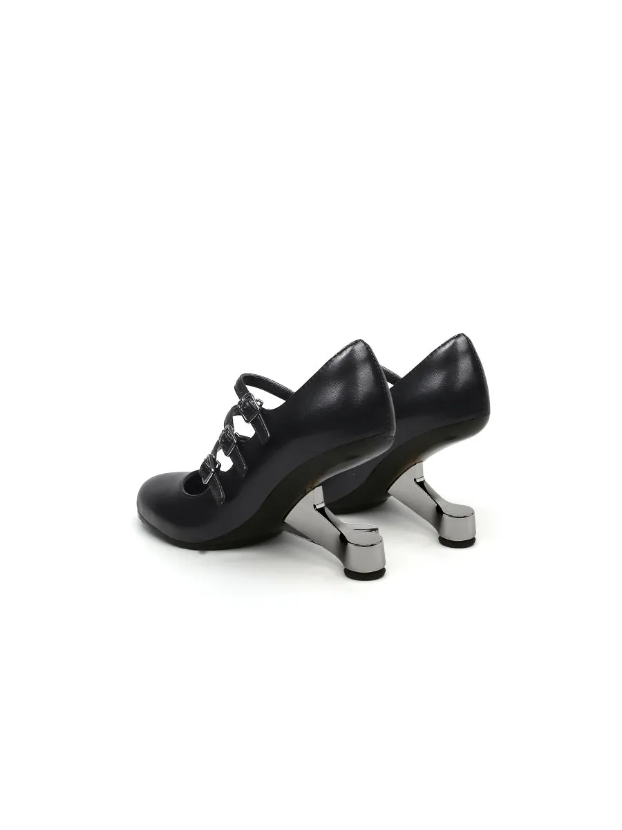 Trix Black Heel Mary Jane