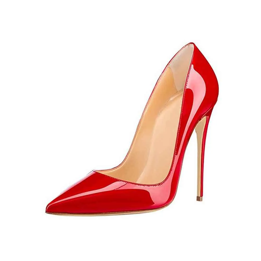 Tucomosi PU Party Shoes Point Toe High Heels