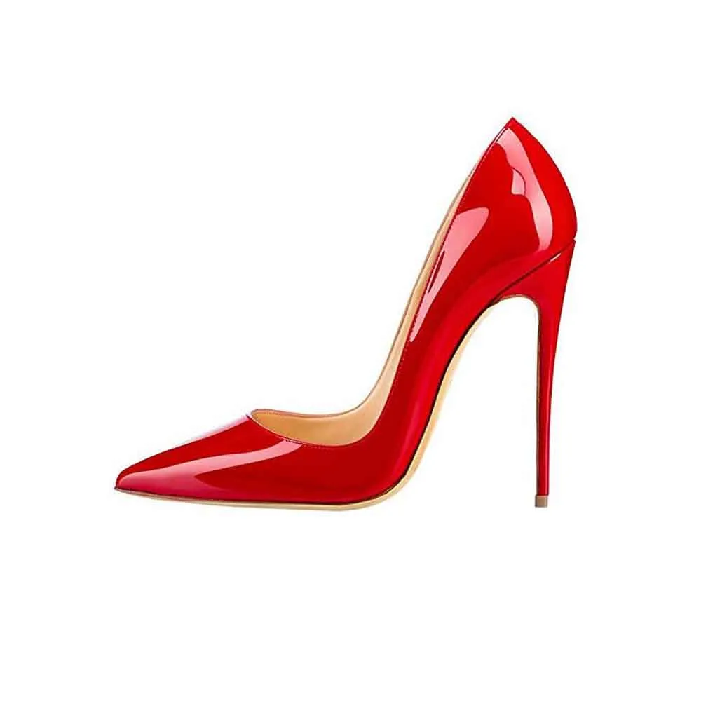 Tucomosi PU Party Shoes Point Toe High Heels