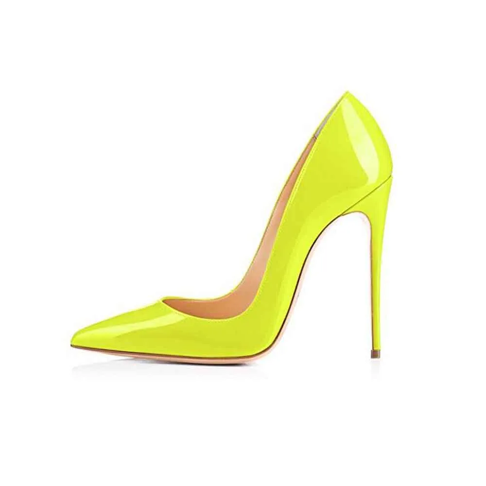 Tucomosi PU Party Shoes Point Toe High Heels