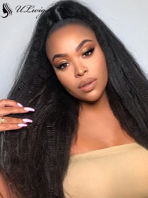 Undetectable Lace Invisible Lace High Yaki Lace Front Wig ULWIGS94
