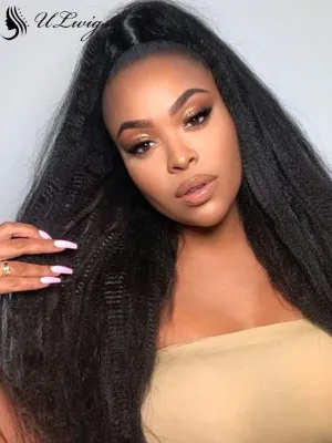 Undetectable Lace Invisible Lace High Yaki Lace Front Wig ULWIGS94