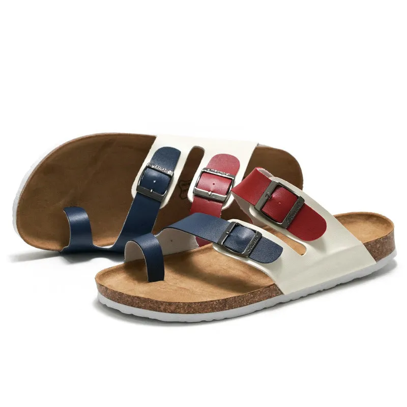 Unisex Cork Sandals with EVA Sole for Summer Comfort