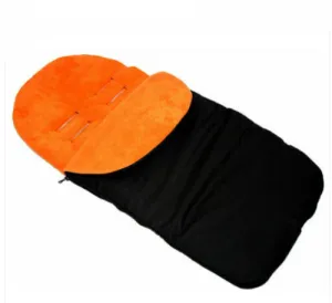 Universal Large Footmuff Black/ Orange
