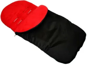 Universal Large Footmuff Black/ Red