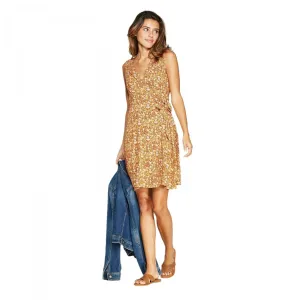 Universal Thread Women's Floral Print Sleeveless V-Neck Wrap Mini Dress