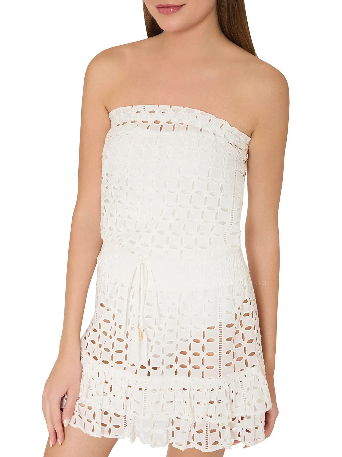Verity Cotton Eyelet Cover Up ::RET