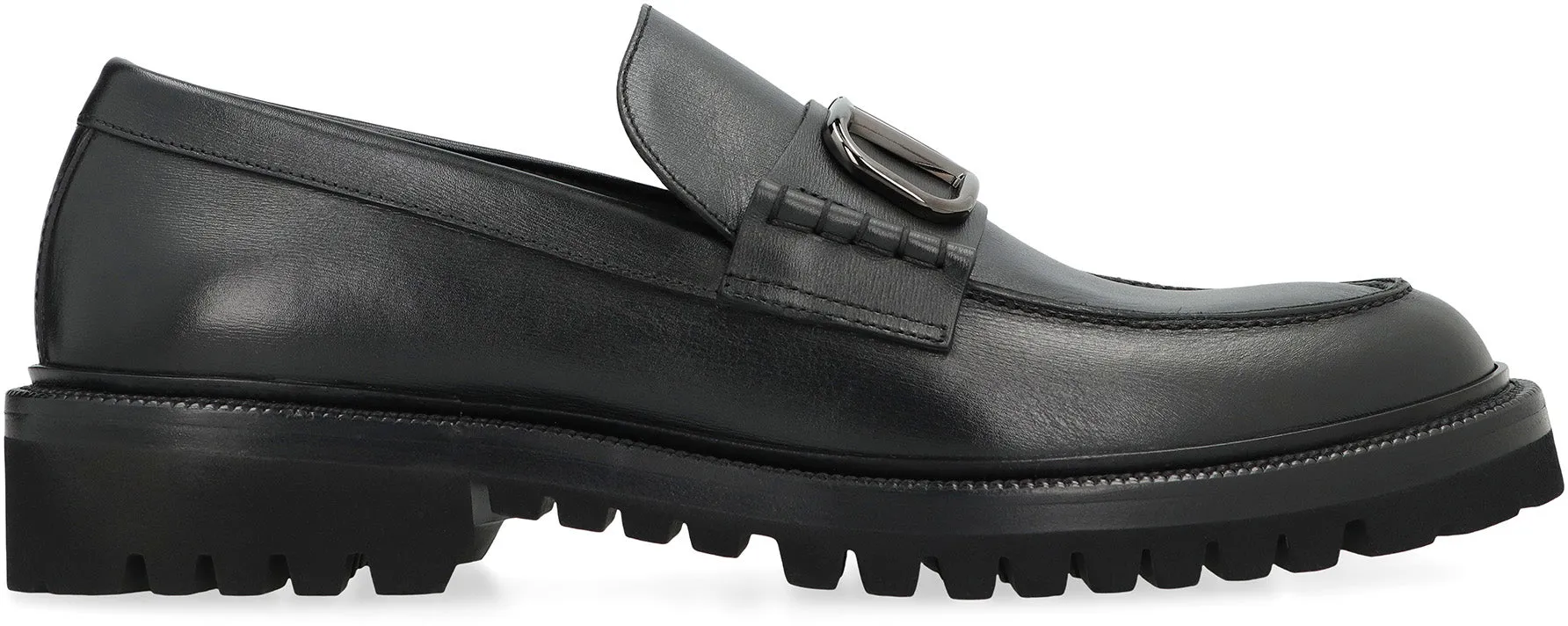 Vlogo leather loafers