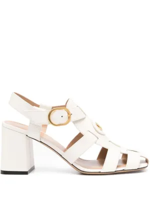 Vlogo signature leather sandals