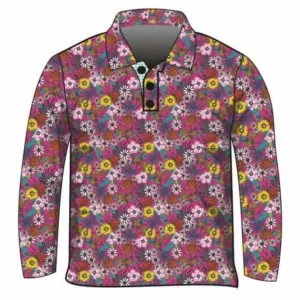 Western | Vintage Wildflower / Fuchsia Fishing Shirt ★Pre-Order★