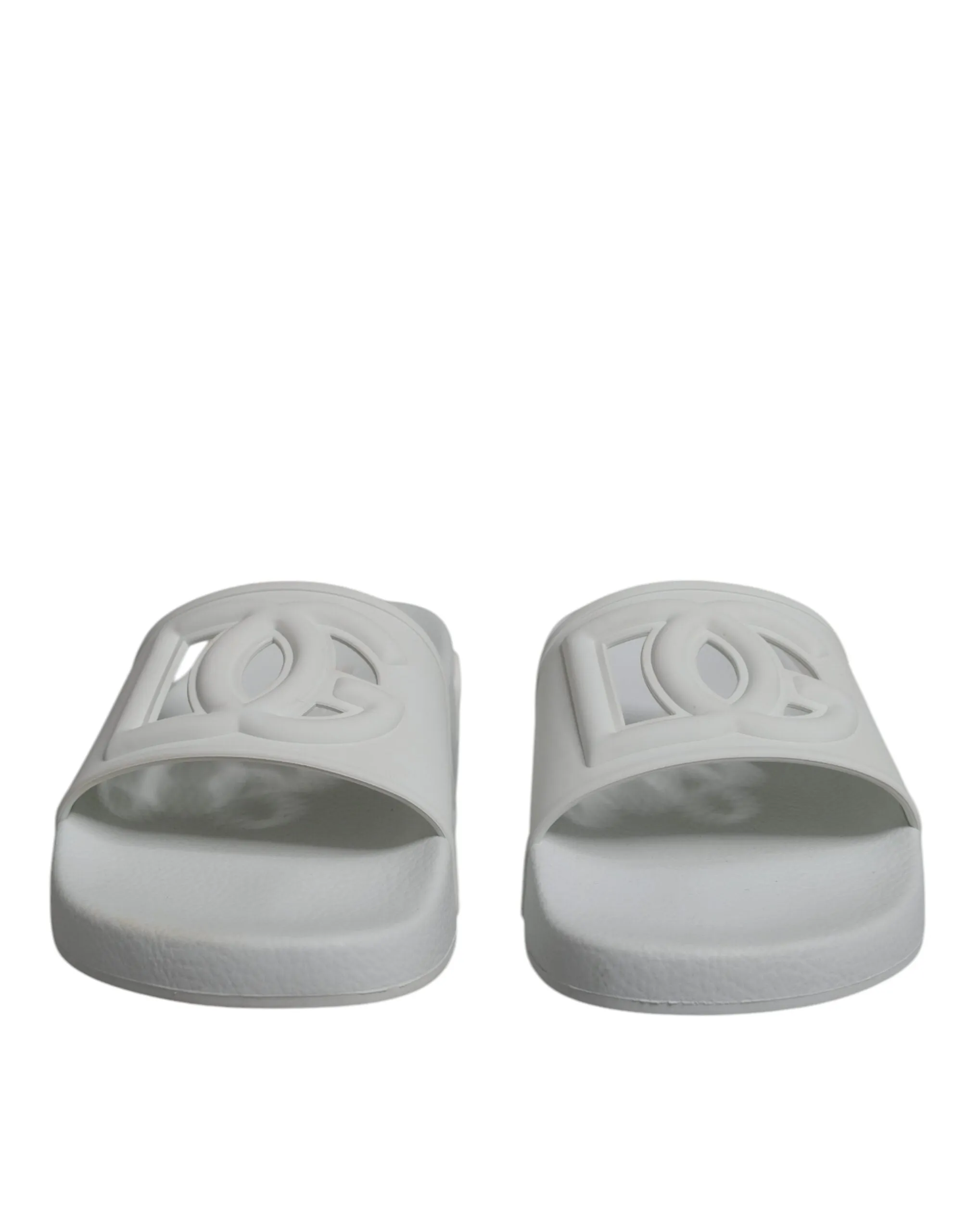 White Rubber Slides Sandals Beachwear Shoes
