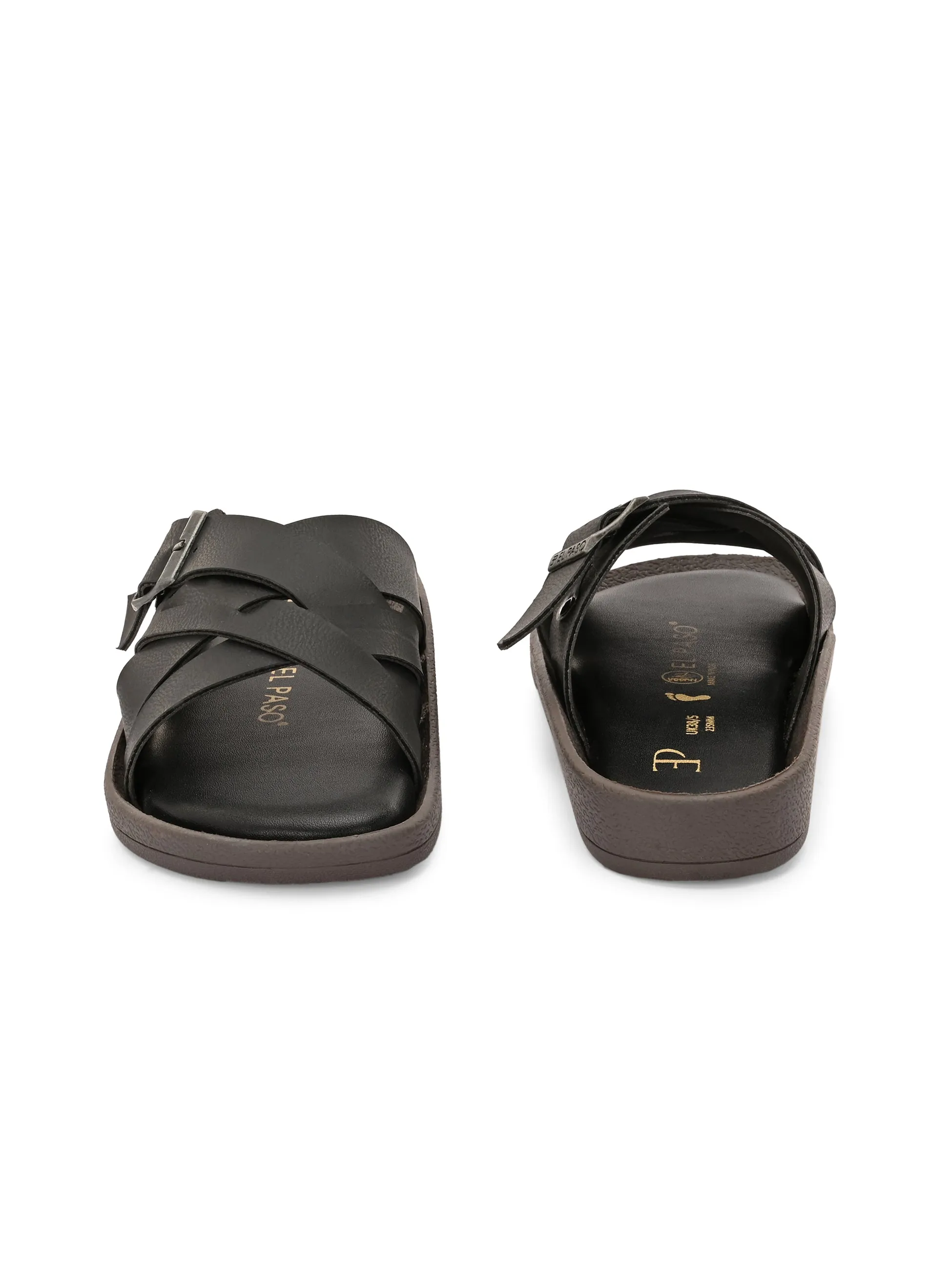 Women Open Toe Flats with Buckles