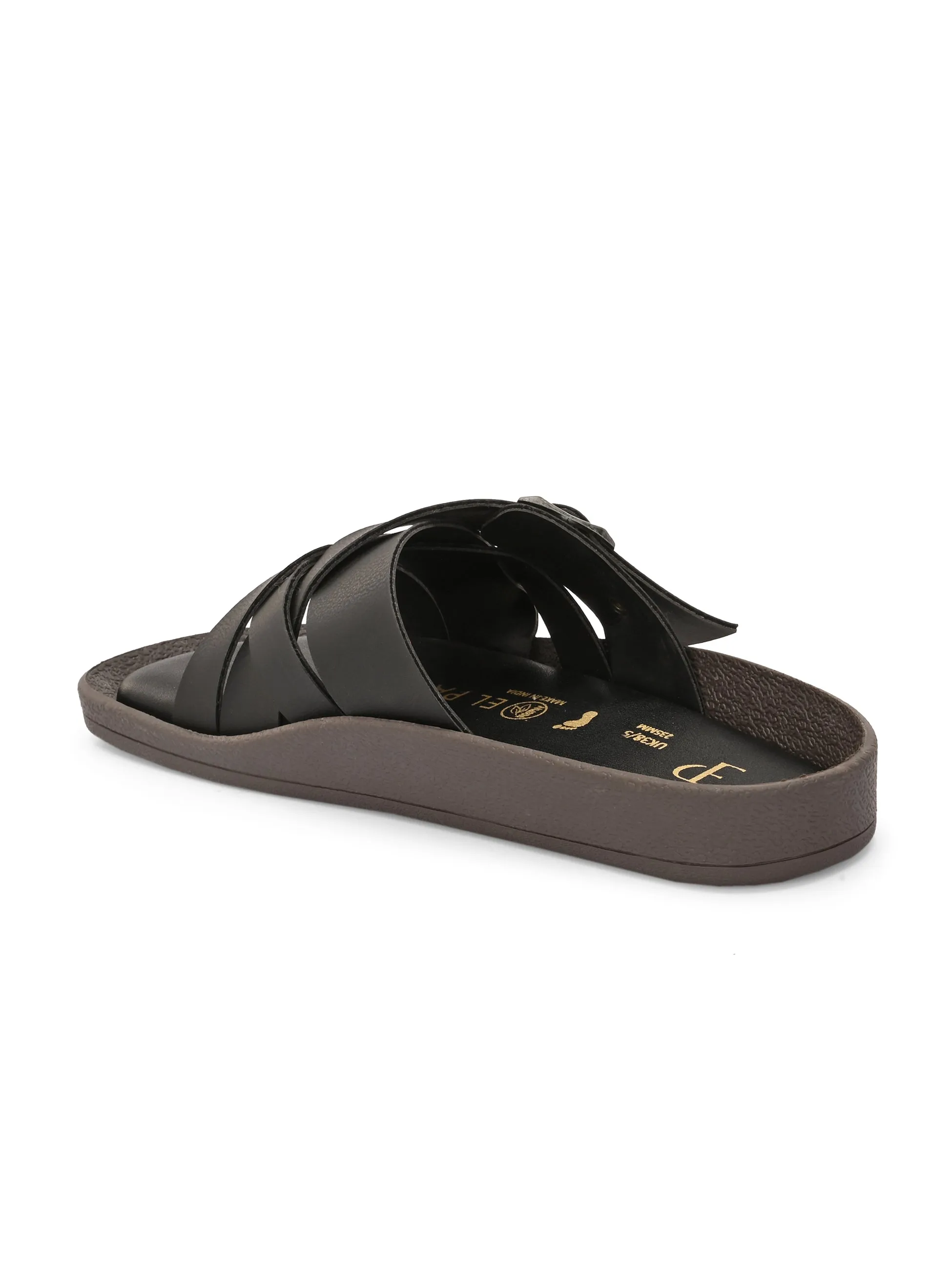 Women Open Toe Flats with Buckles