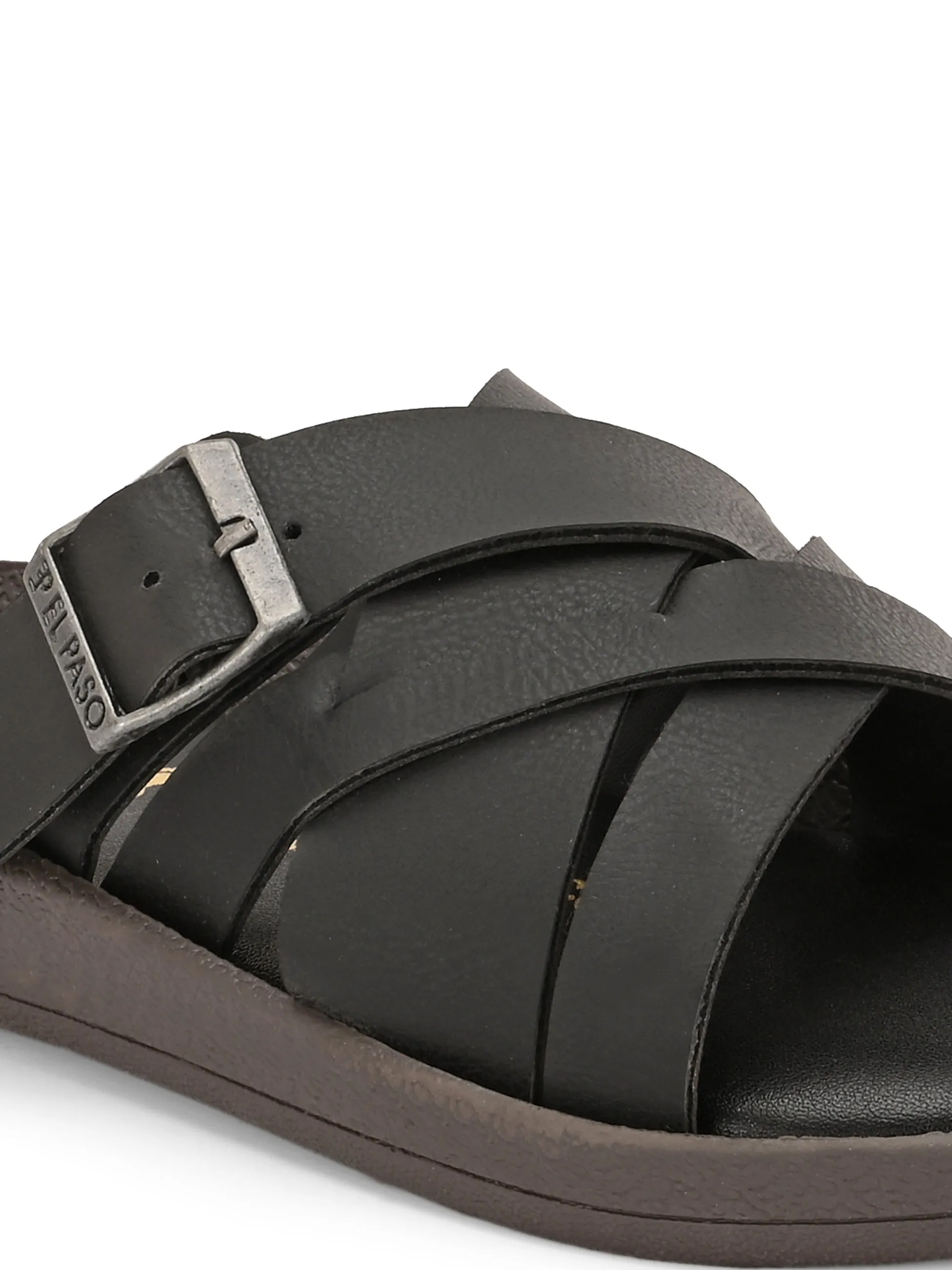 Women Open Toe Flats with Buckles