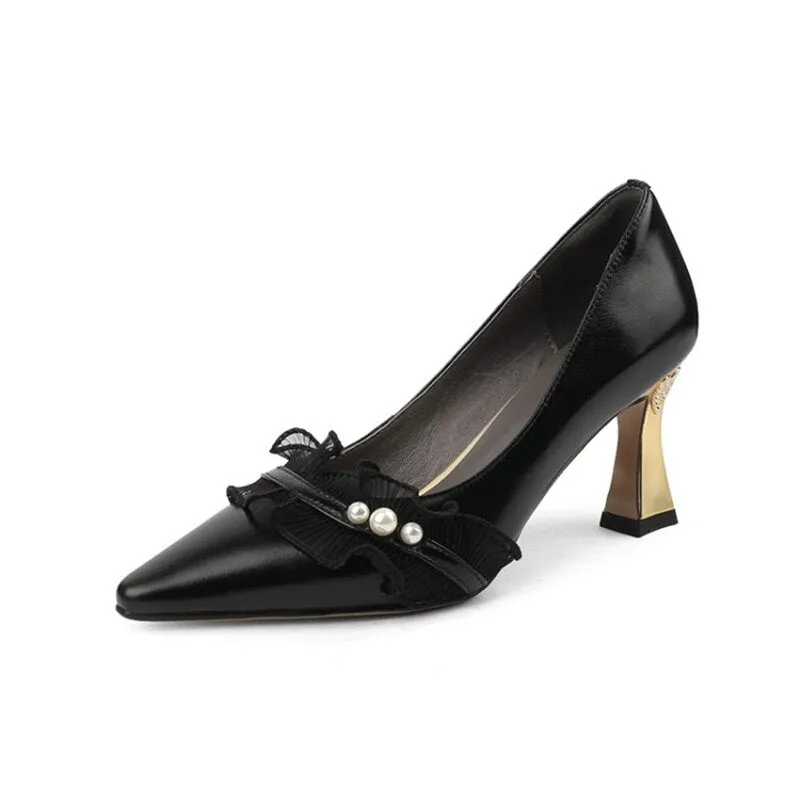 Women Party Pointed Toe Shallow High Heels Pumps