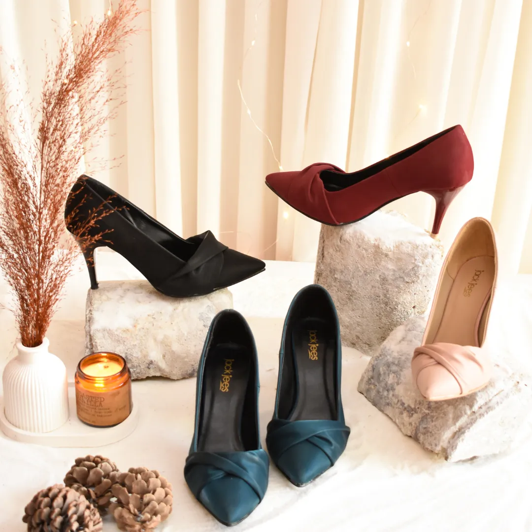 Wrap Heels Pink