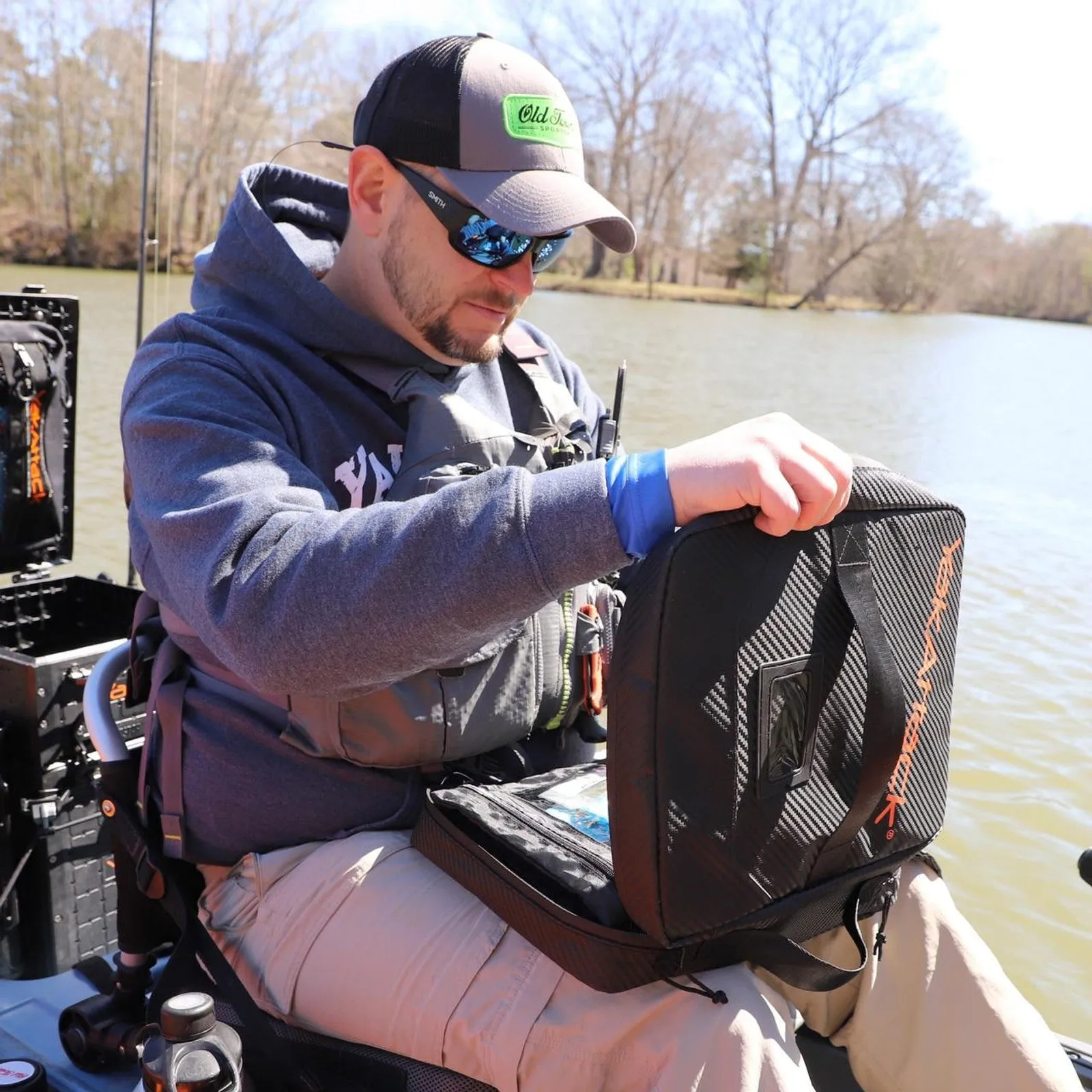 Yakattack - 14” x 12” HD Bait Binder, Black Carbon