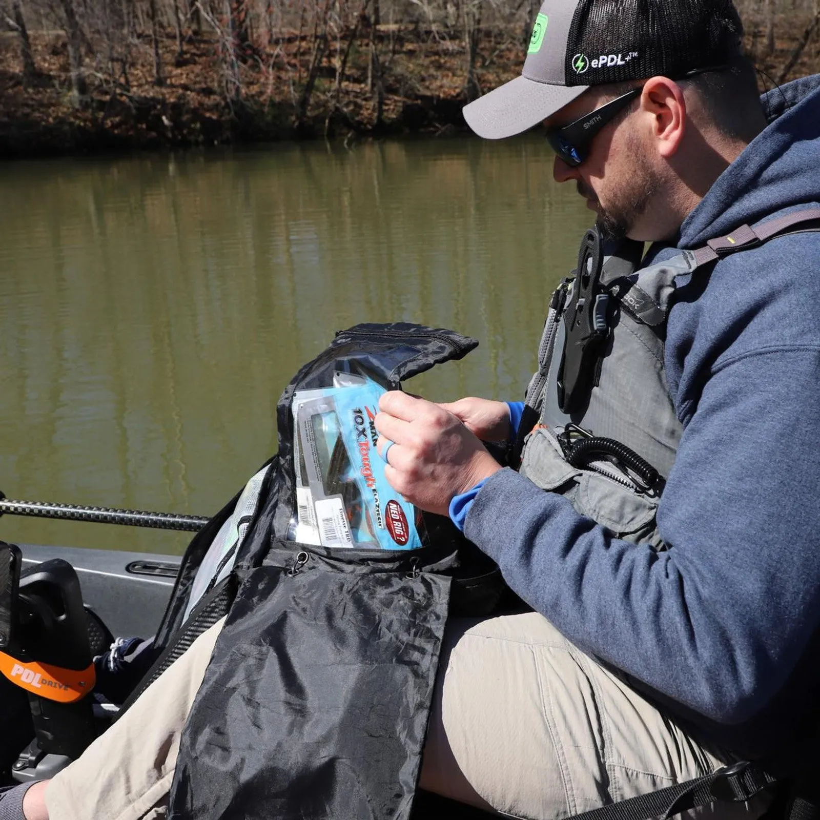 Yakattack - 14” x 12” HD Bait Binder, Black Carbon
