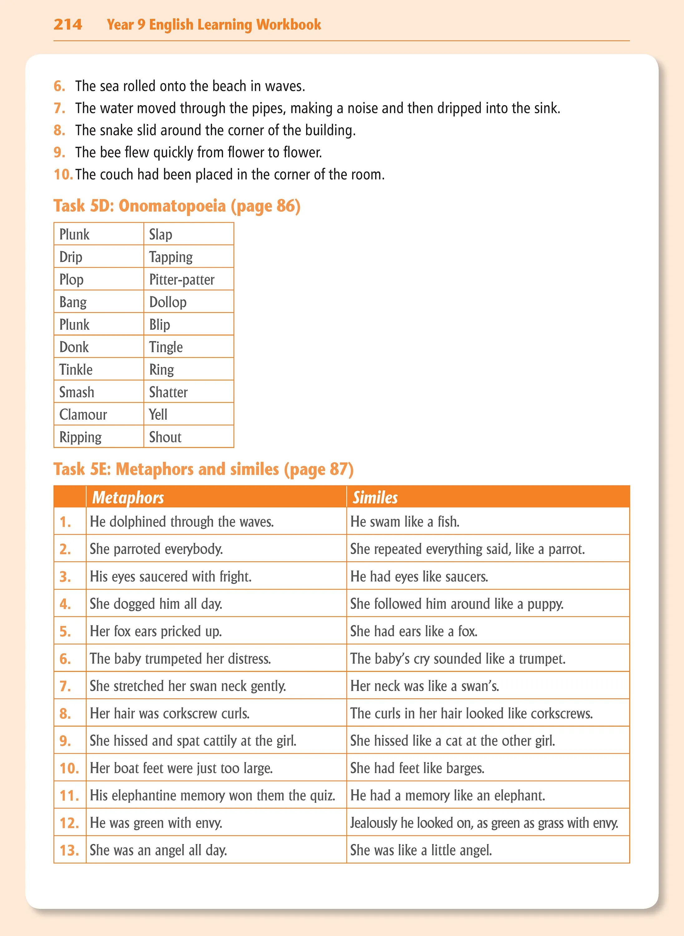 Year 9 English Learning Workbook