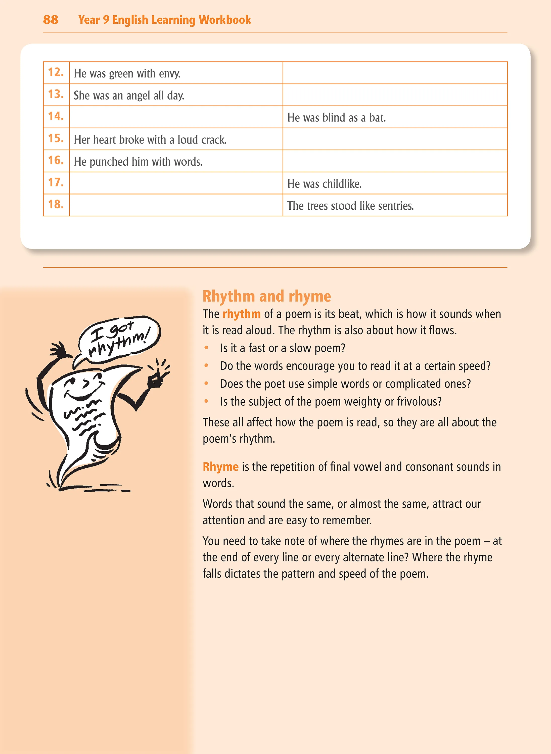 Year 9 English Learning Workbook