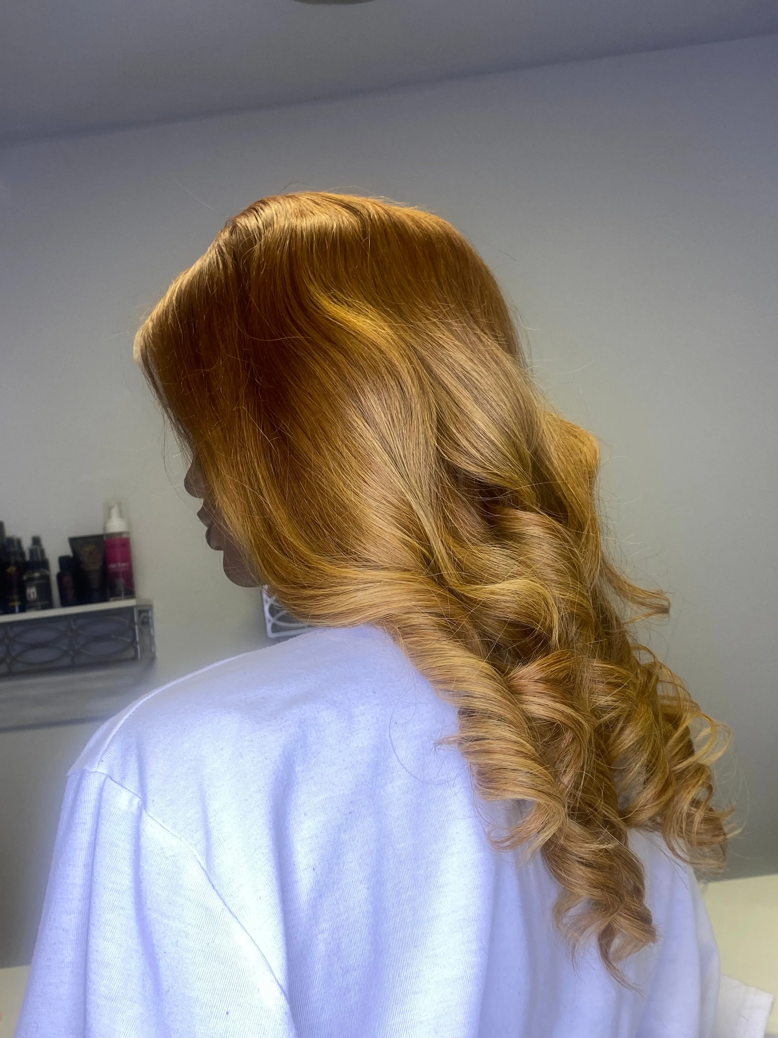 Yvonne Custom Color Brown Hair with High lights Lace Wig